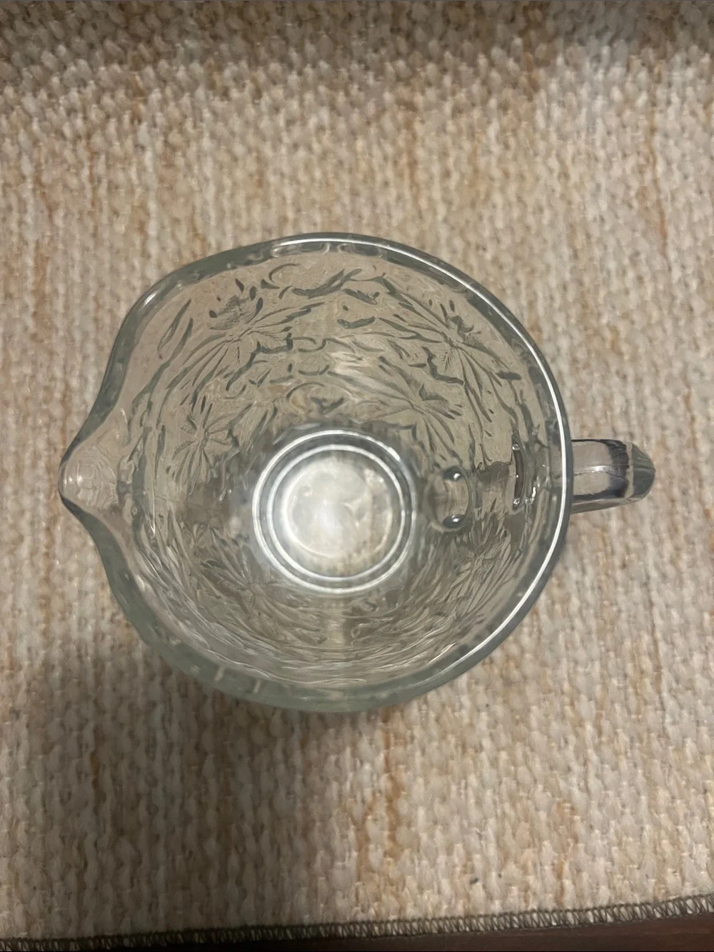 Princess House clear textured